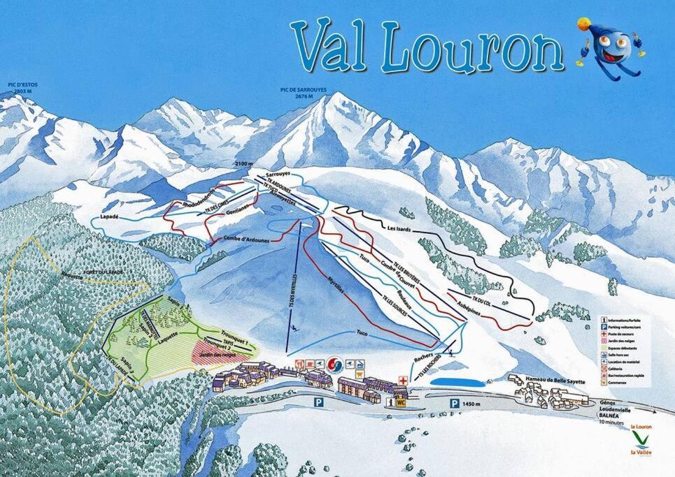 Appart 4-6 Pers Au Pied Des Pistes - Val Louron Génos Eksteriør billede